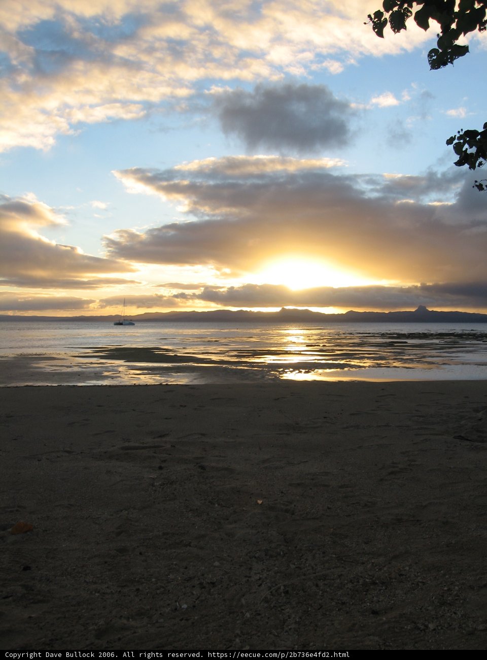 Serene Beach Sunset