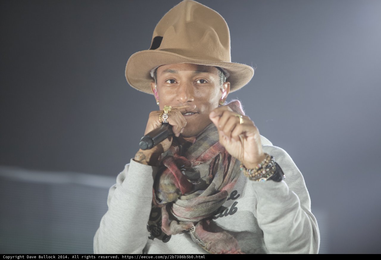 Pharrell Williams Rocks Grammys with Cowboy Hat