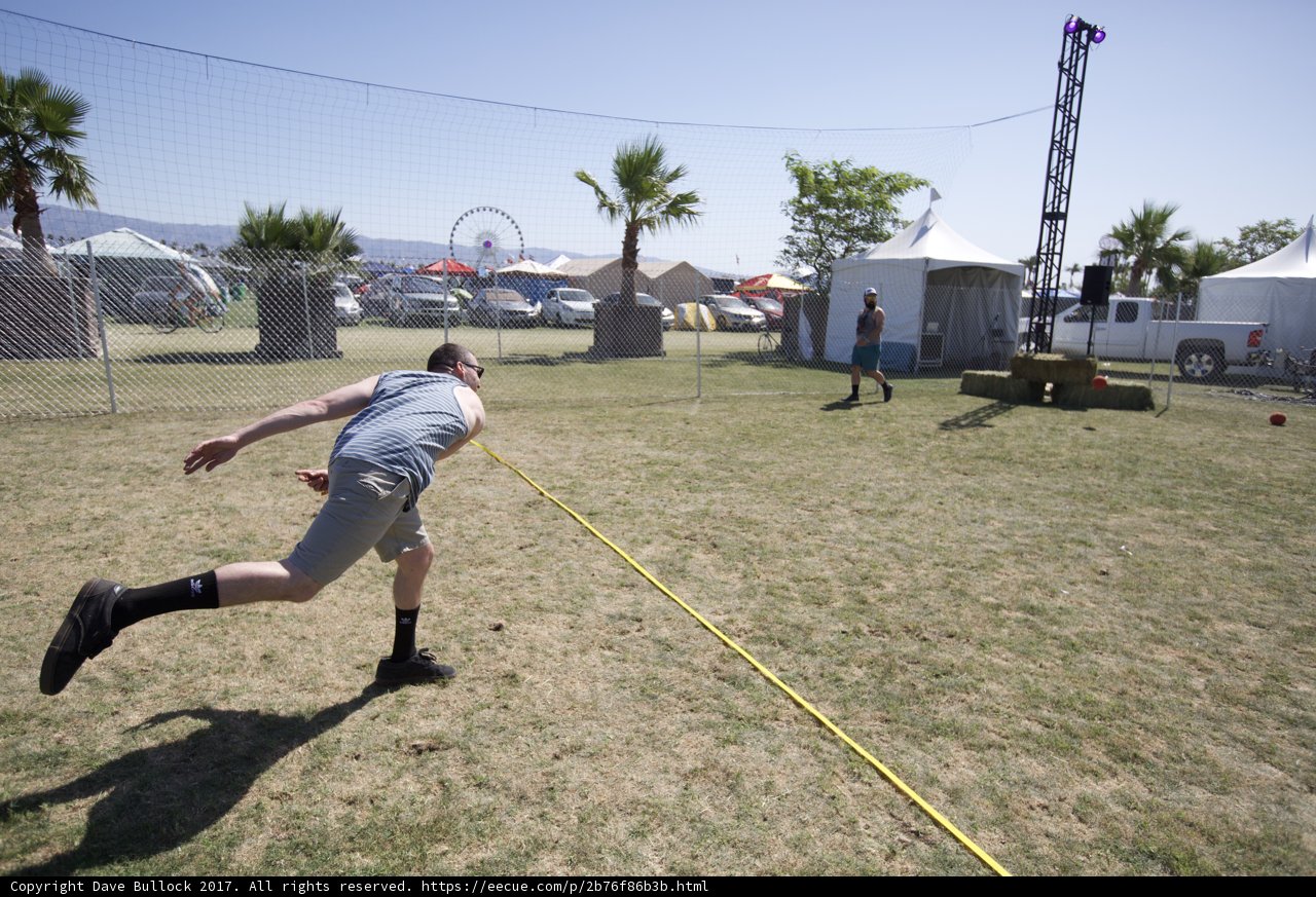 Frisbee Fun in the Coachella Fields