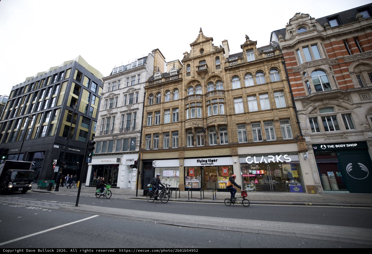 Historic Commercial Street Scene in London