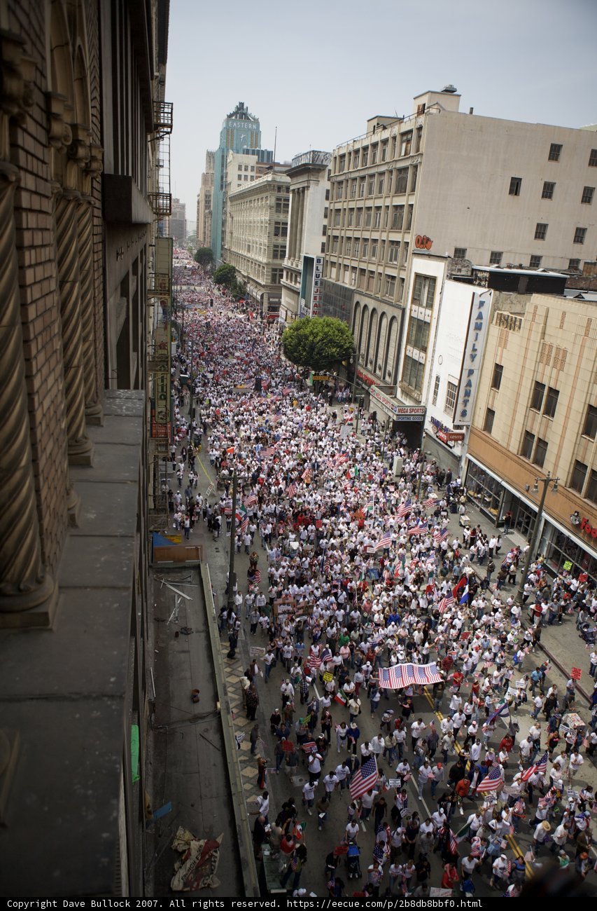 Great American Boycott Crowd in Metropolis