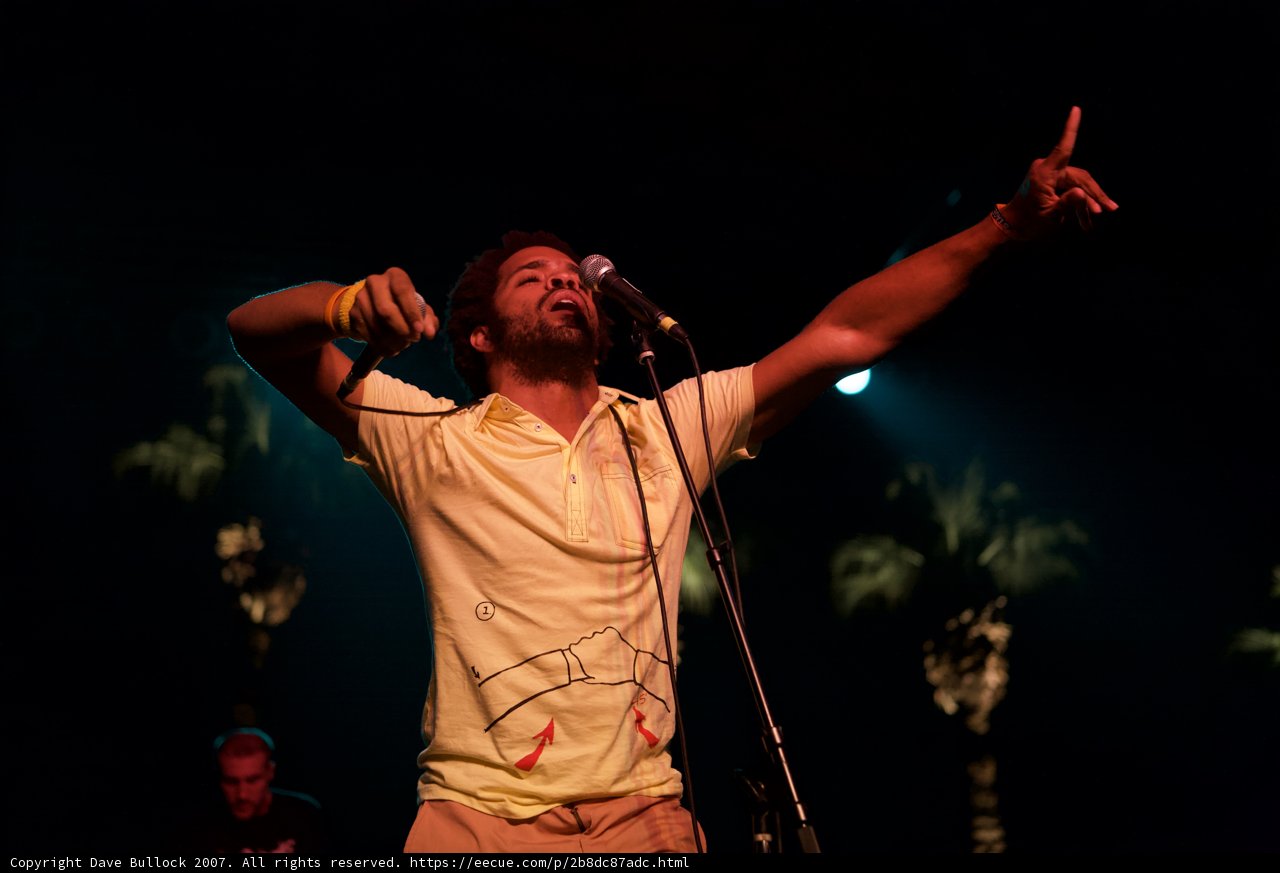 Soulful Singer Under Urban Lights