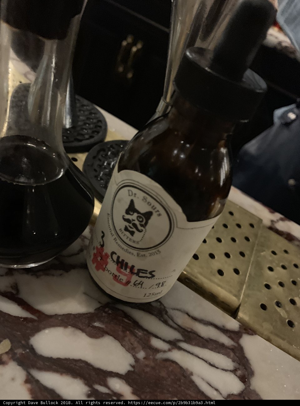 Stout Beer Bottle on Counter