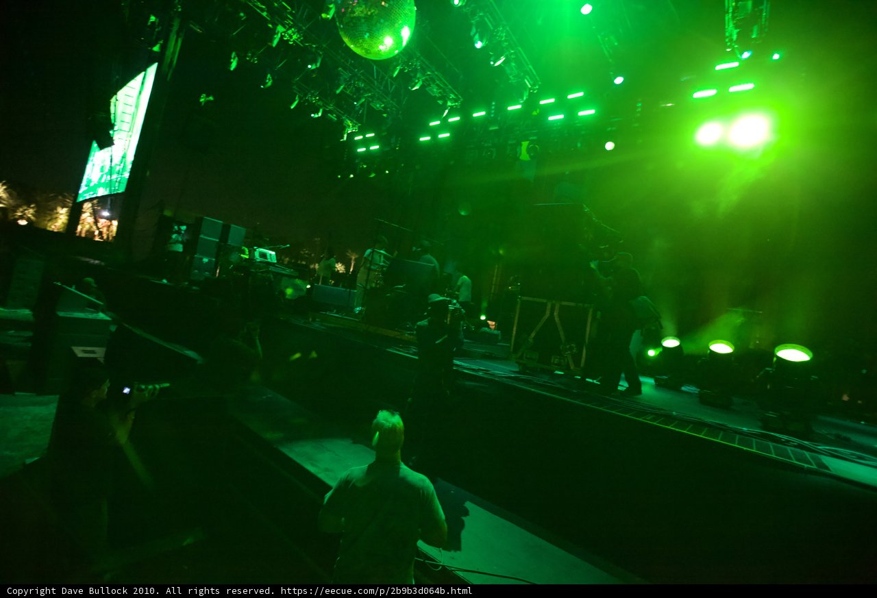 Electric Glow on Stage