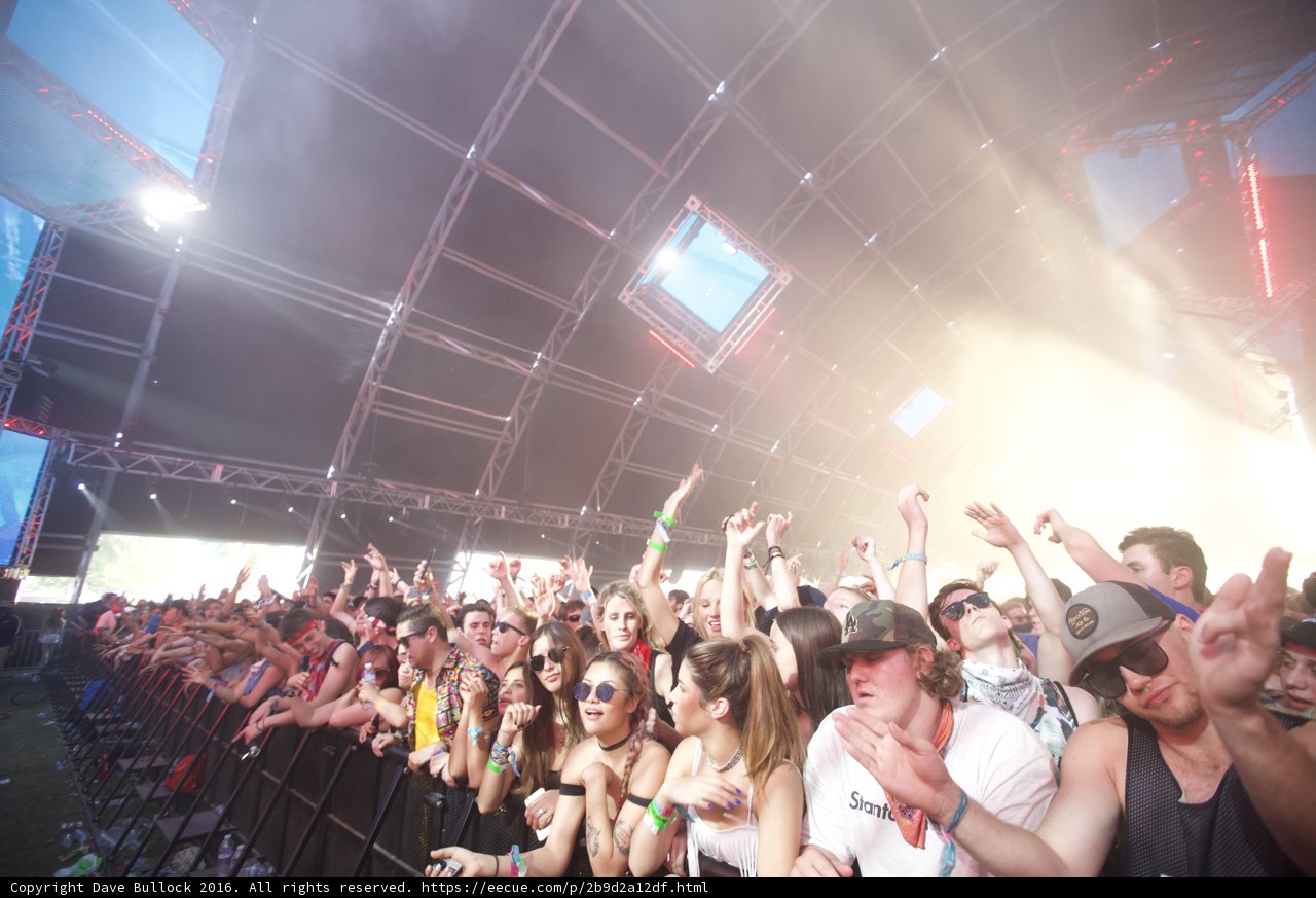 Urban Concert Crowd at Coachella 2016