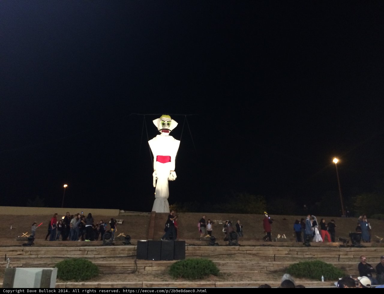 The Majestic Statue of Fort Marcy Ballpark