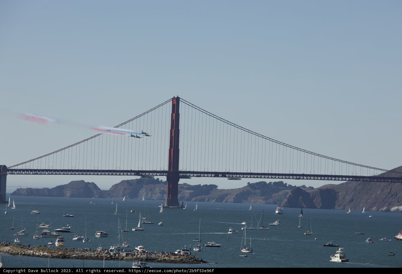 Ascending Above the Blue - San Francisco's Fleet Week Air Show 2023