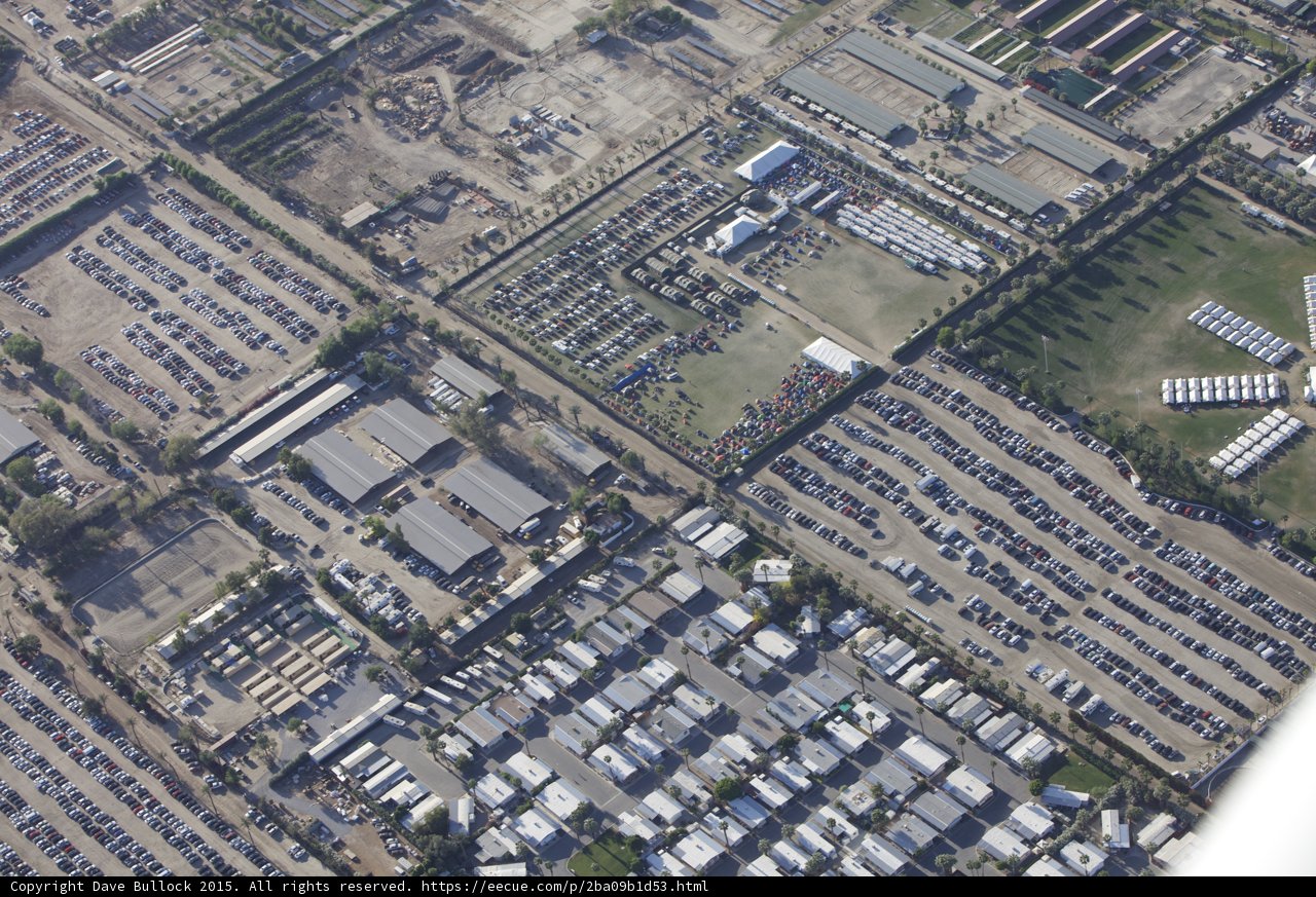 Crowded Parking Lot from Above