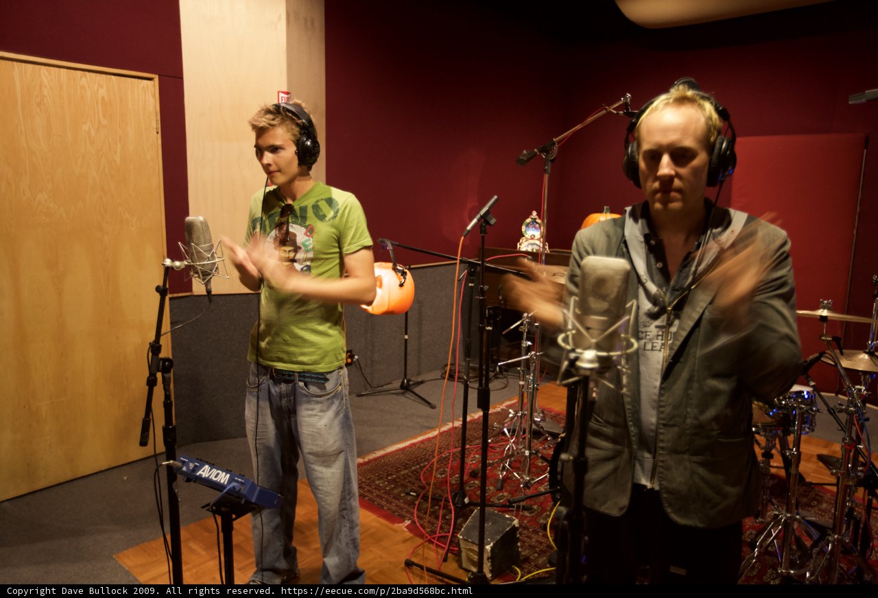 Recording Session with the Josh Freese Band