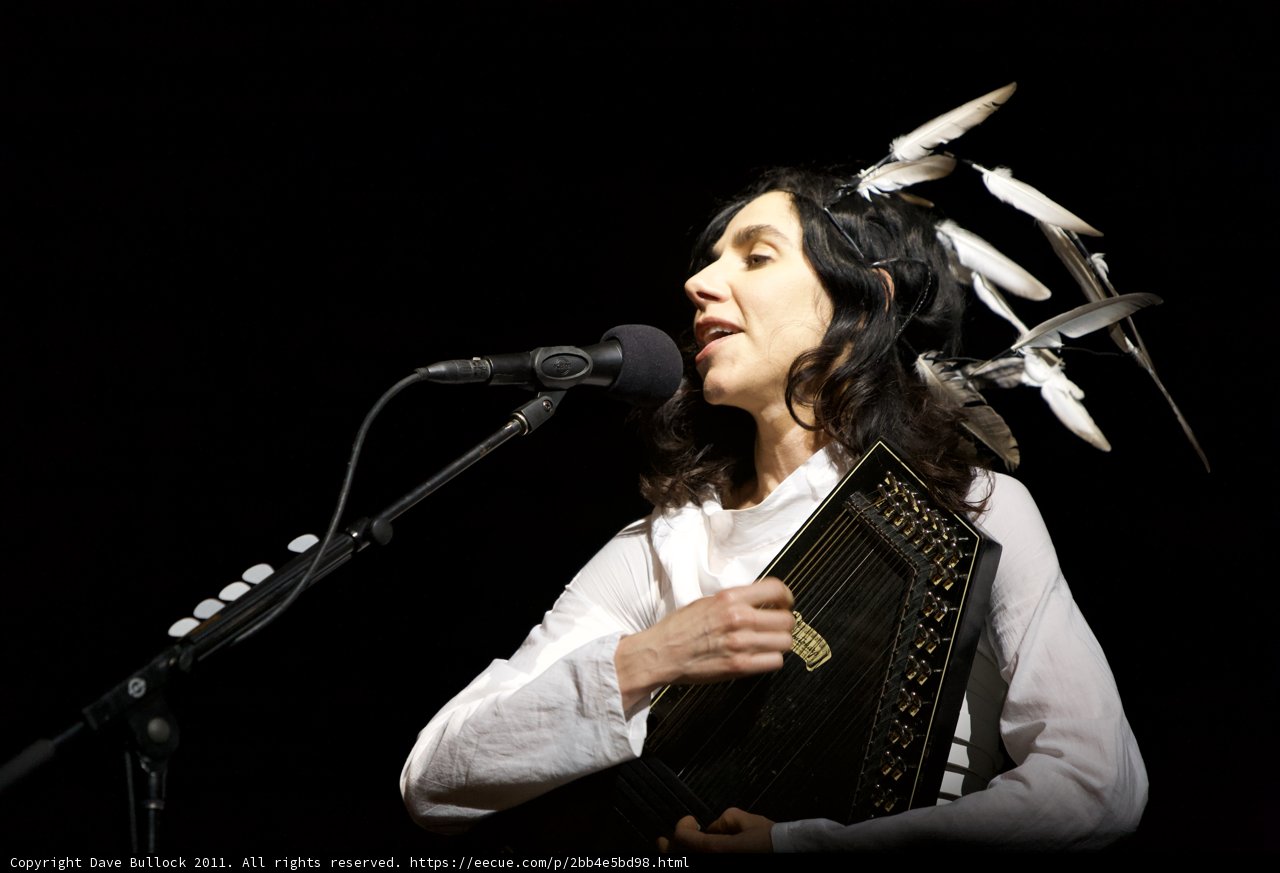 PJ Harvey's Feathery Performance