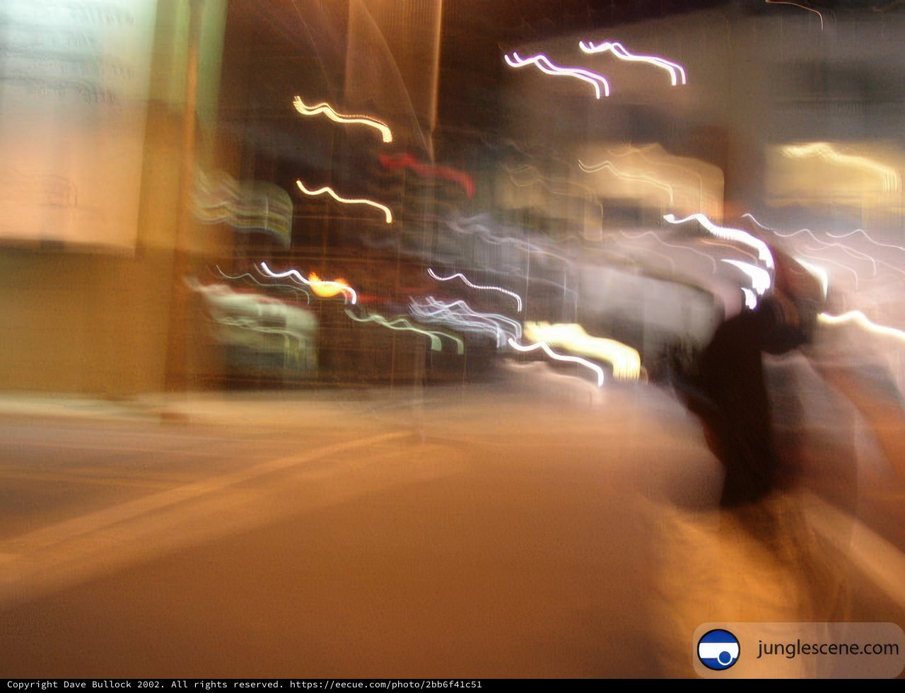 Blurry Night Skateboarding