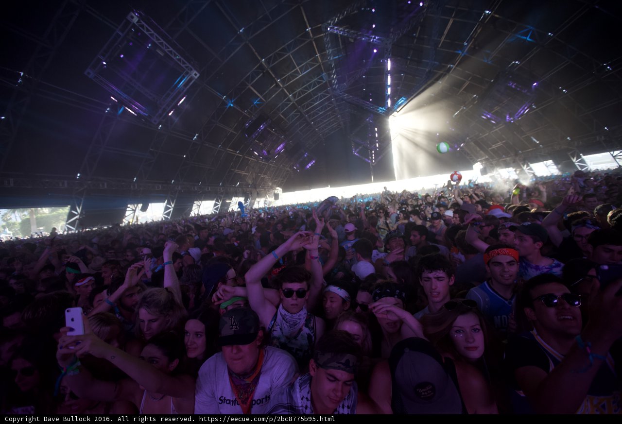 Music, Lights, and People at Coachella 2016