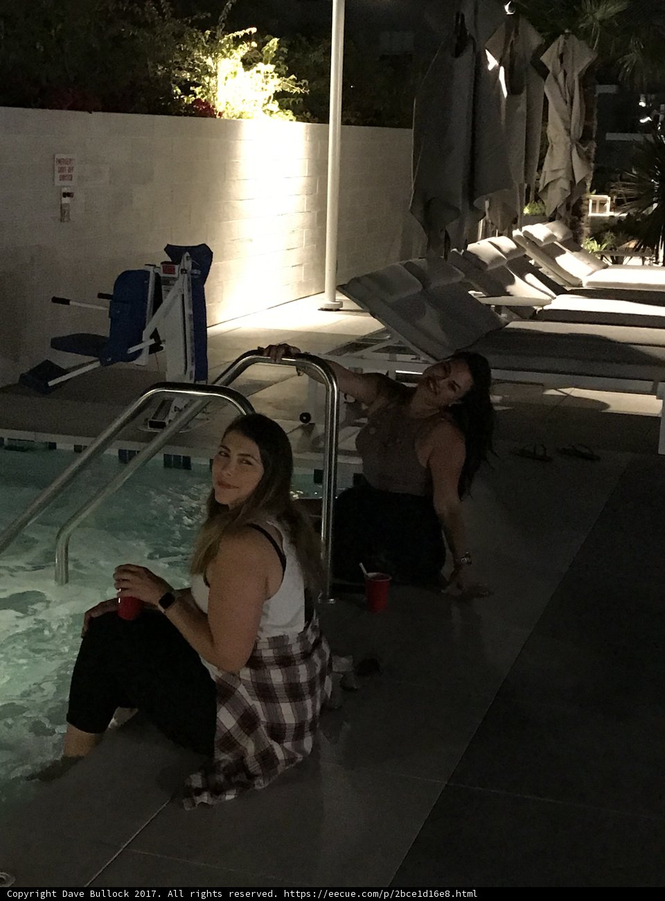Nighttime Relaxation in the Pool