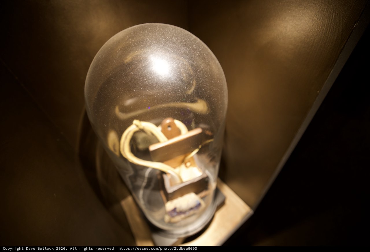 Close-Up View of Incandescent Light Bulb Filament