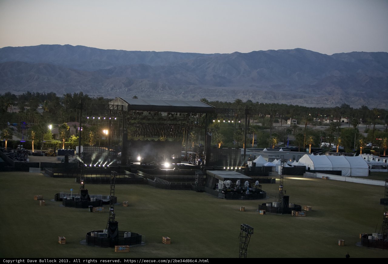 Desert Stage for Coachella Concert