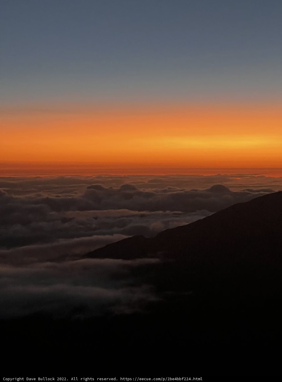Majestic Sunset over Haleakalā Mountains