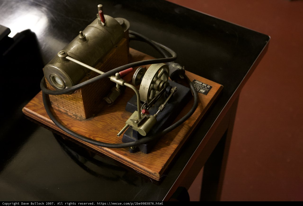 Mighty Machine on Wooden Table