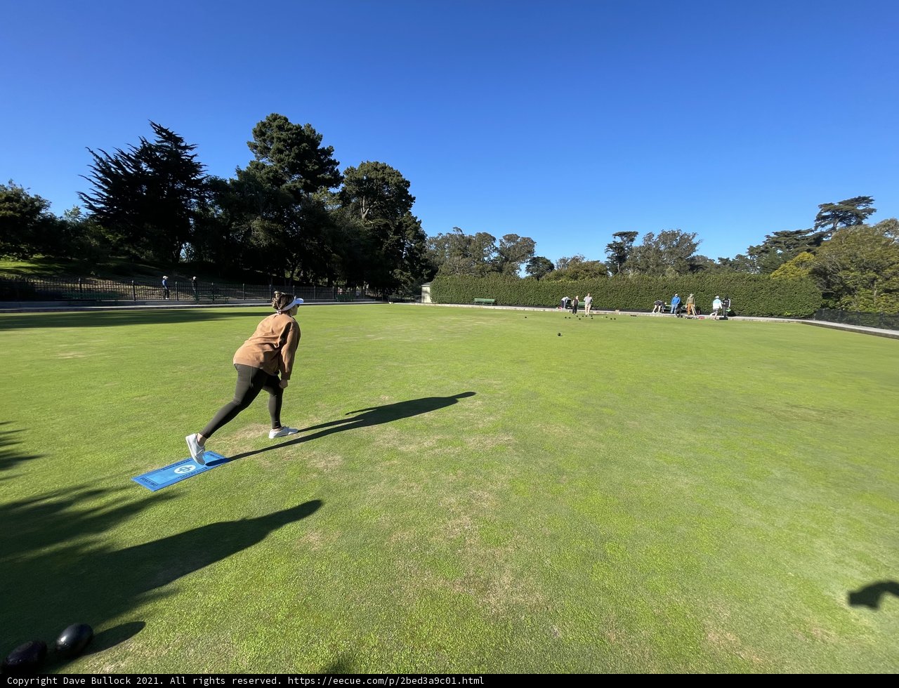 Playing Frisbee in the Golden Gate Park Field