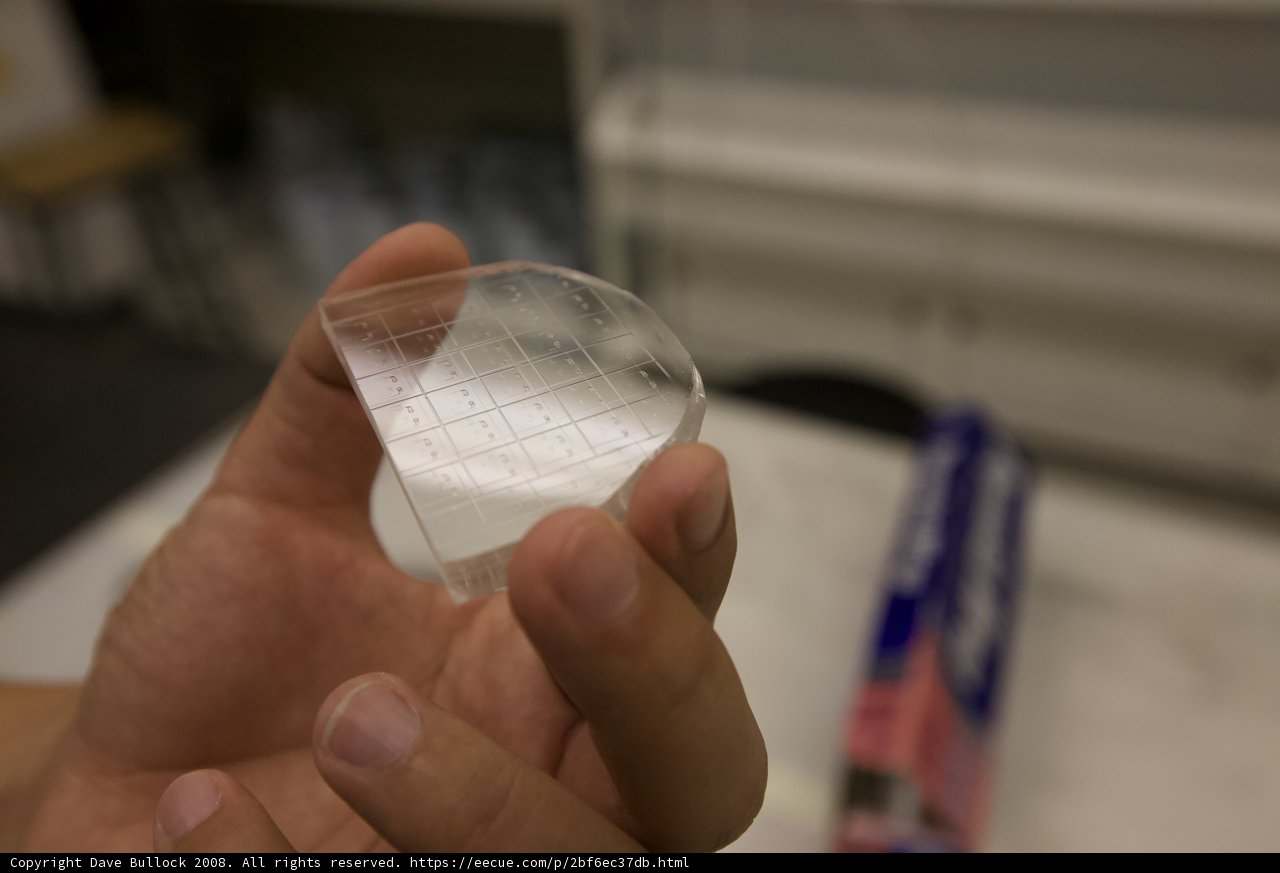 Clear Plastic Piece in Hand