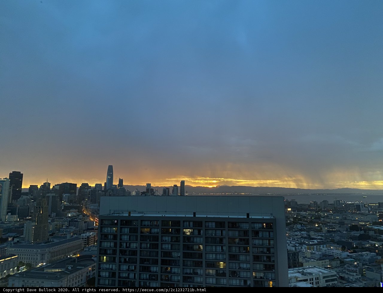 Golden Sunset in San Francisco