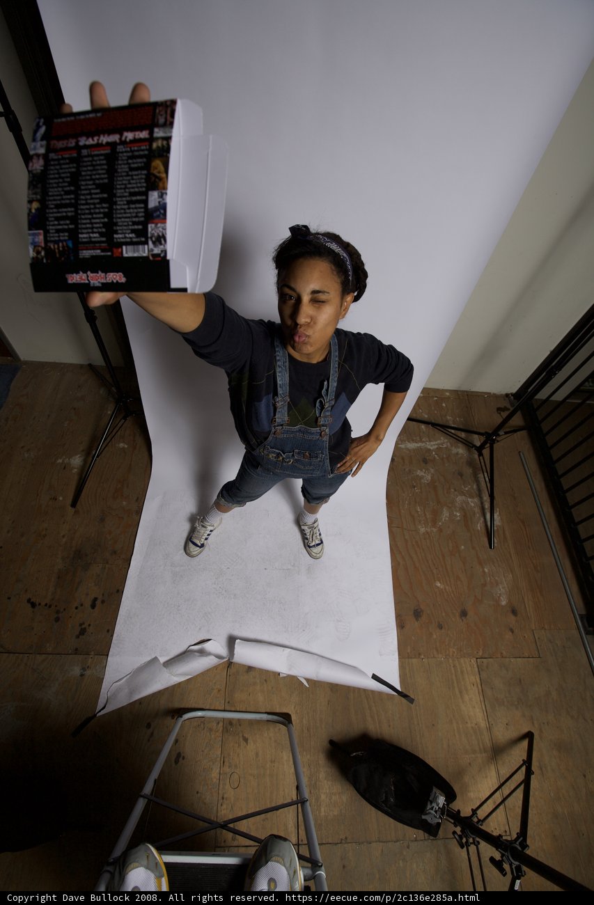 Magazine Model in Studio
