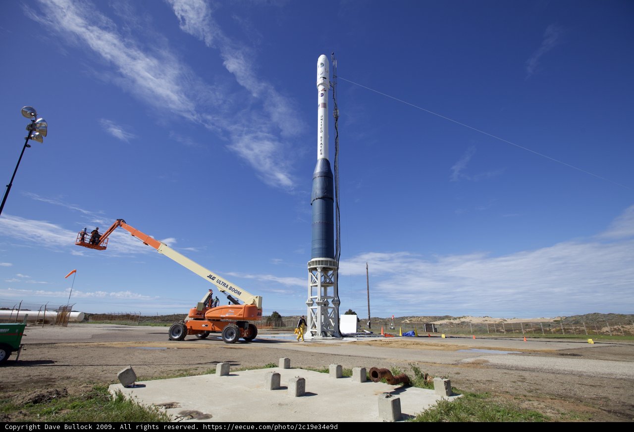 Rocket on Top of Building