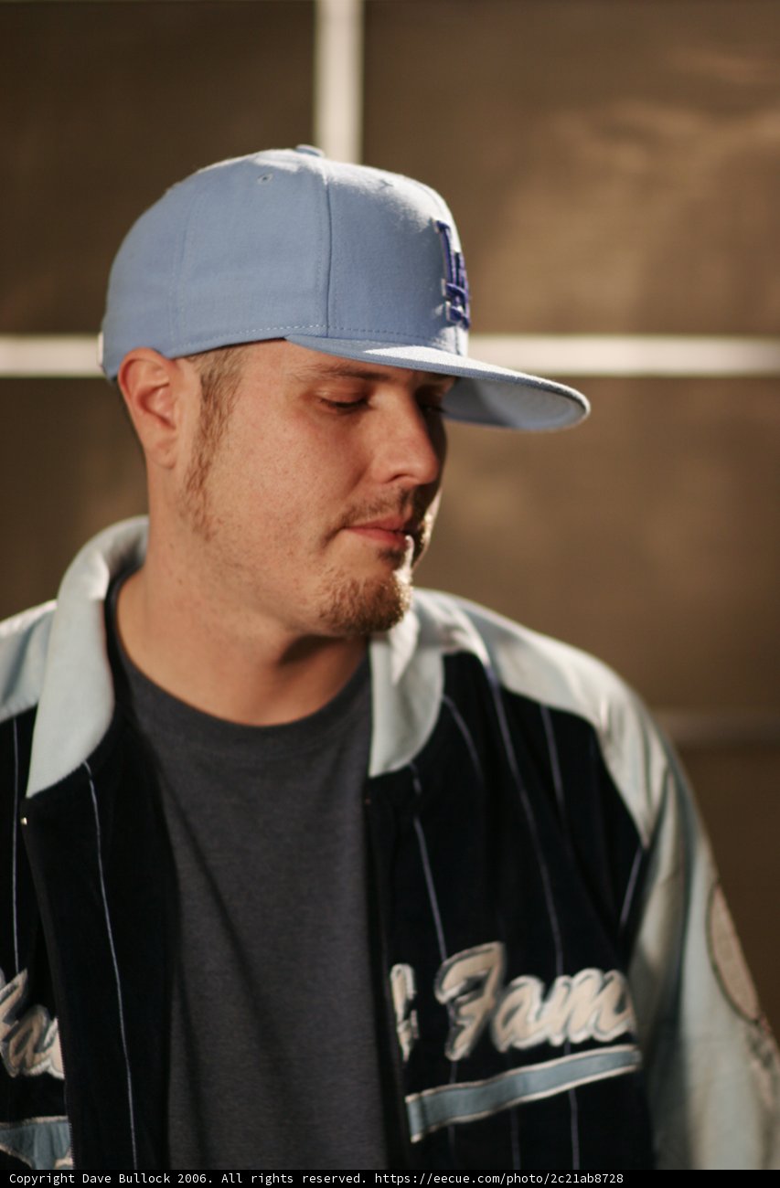 Blue Jacket Man
