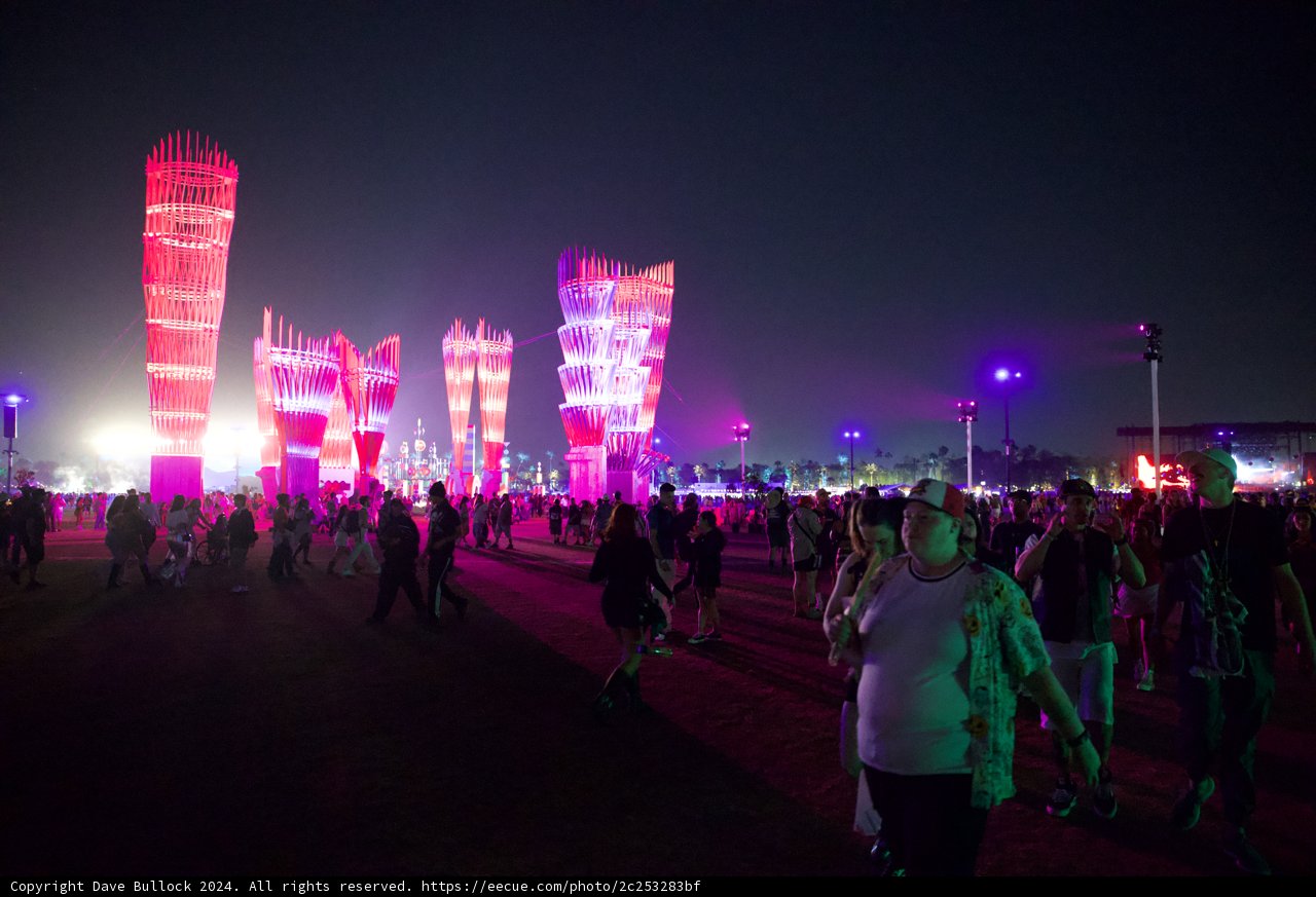 Neon Nights: A Spectacle at Coachella 2024