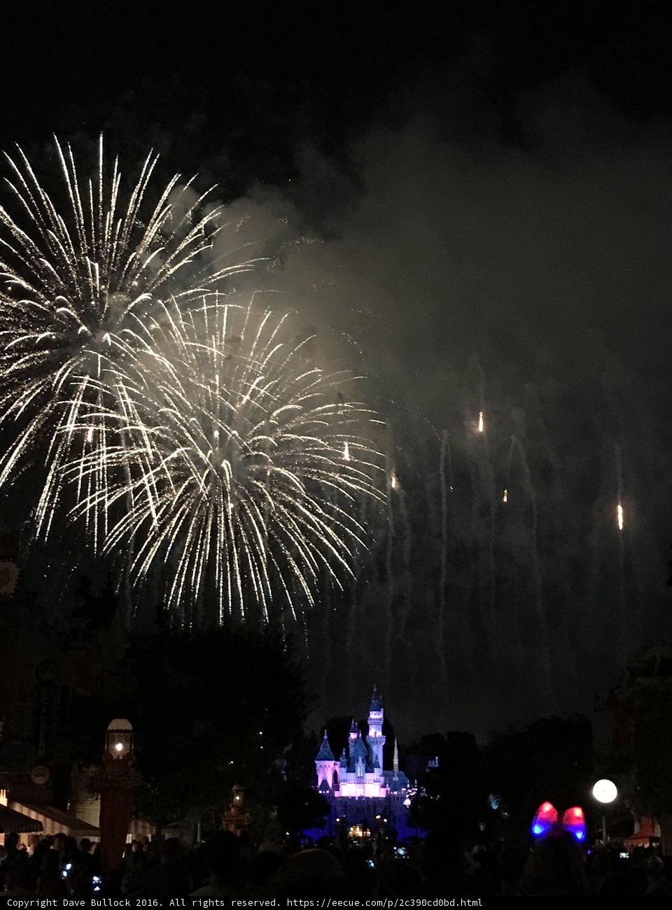 Spectacular Fireworks Show at Disneyland