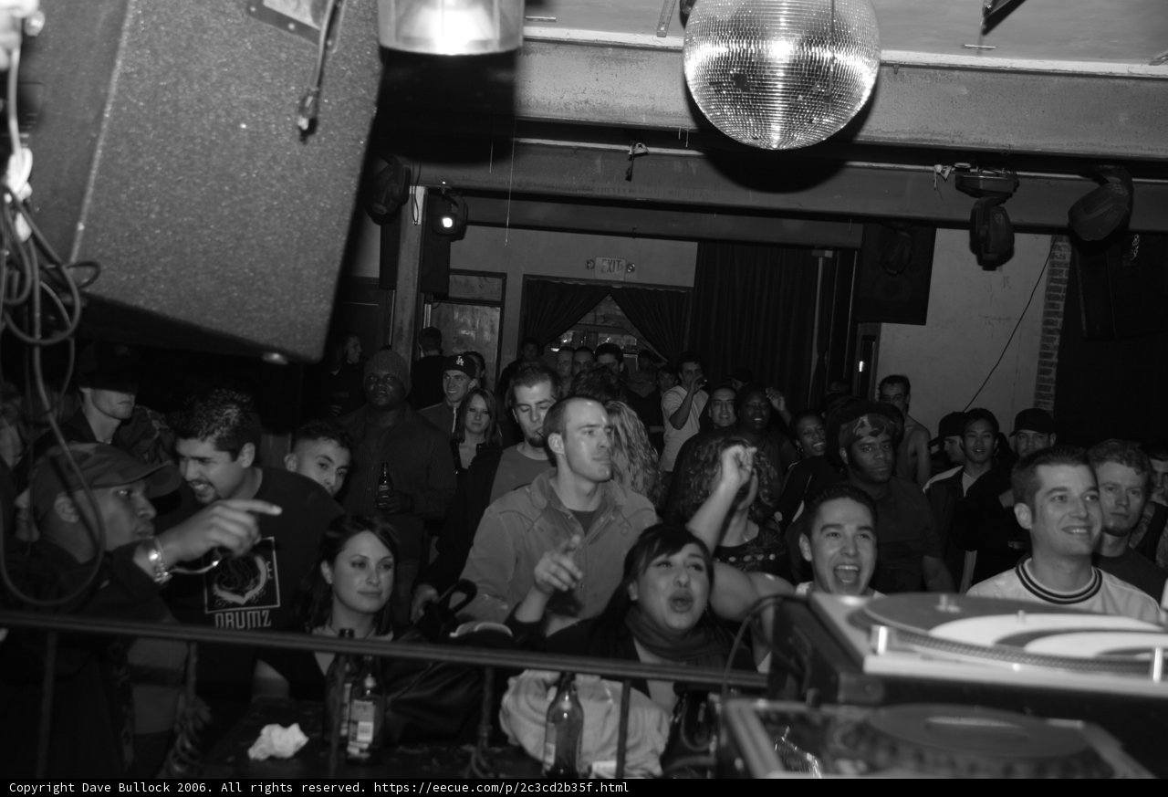 Partygoers dance the night away