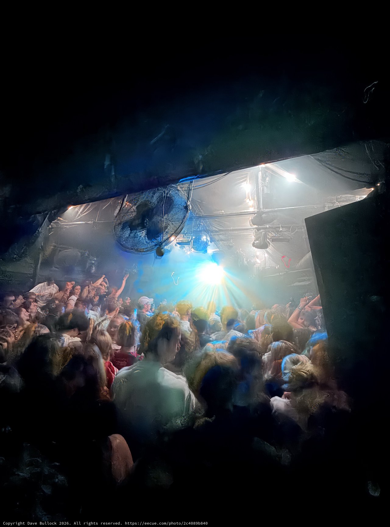 Underground Club Night in London Venue