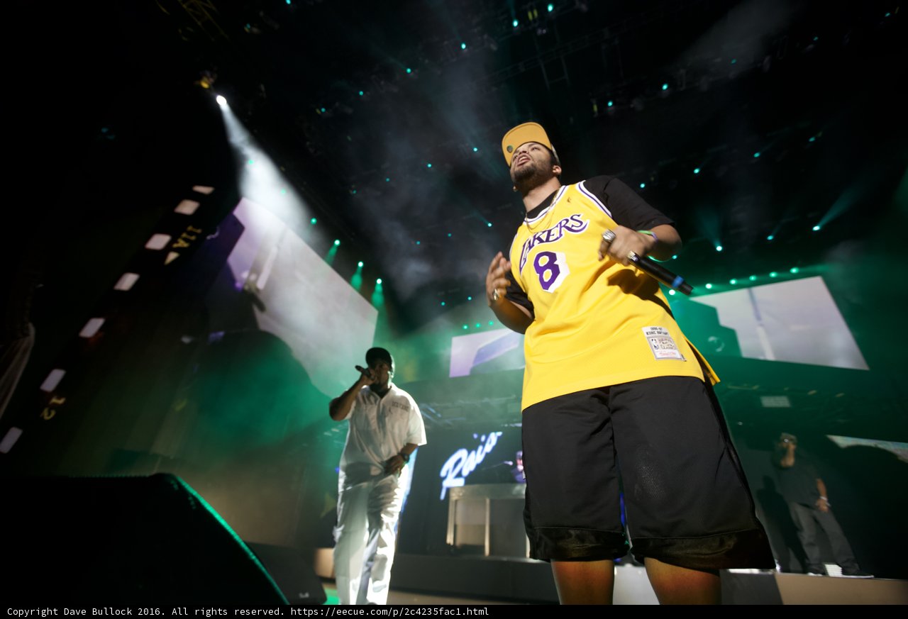 Lakers Fan Takes the Stage at Coachella