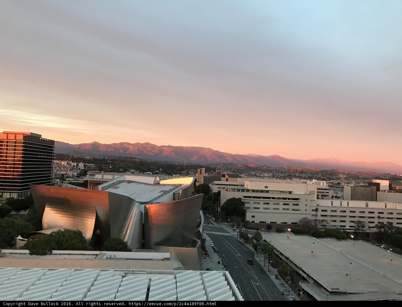 Sunset over the Urban Metropolis