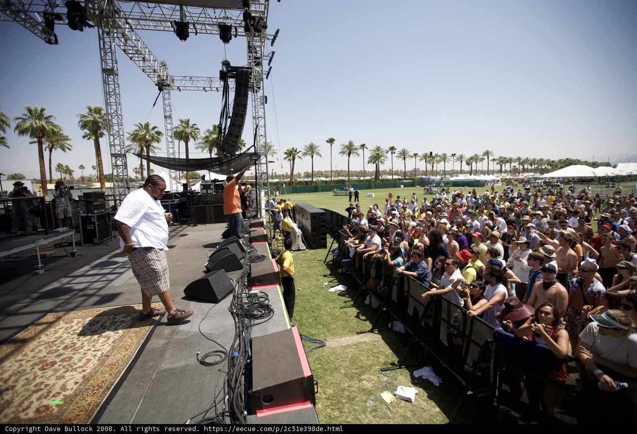 Big Pooh Performs at Coachella Music Festival