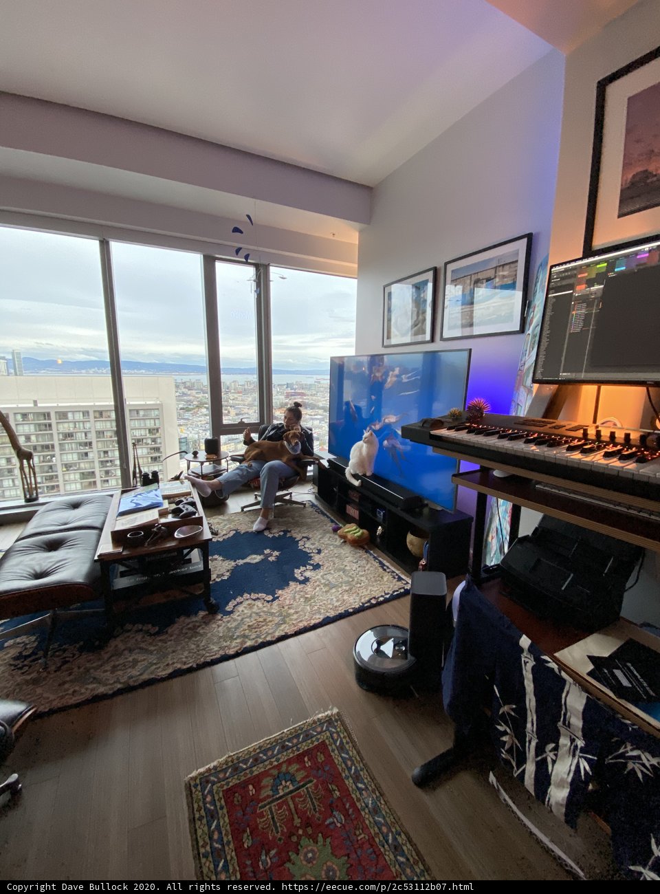 Man in His Urban Penthouse