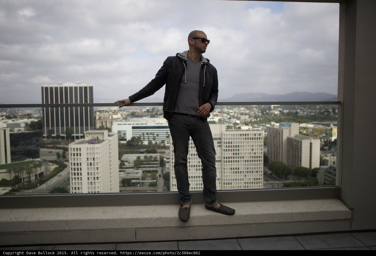 Rooftop Portrait with City Views