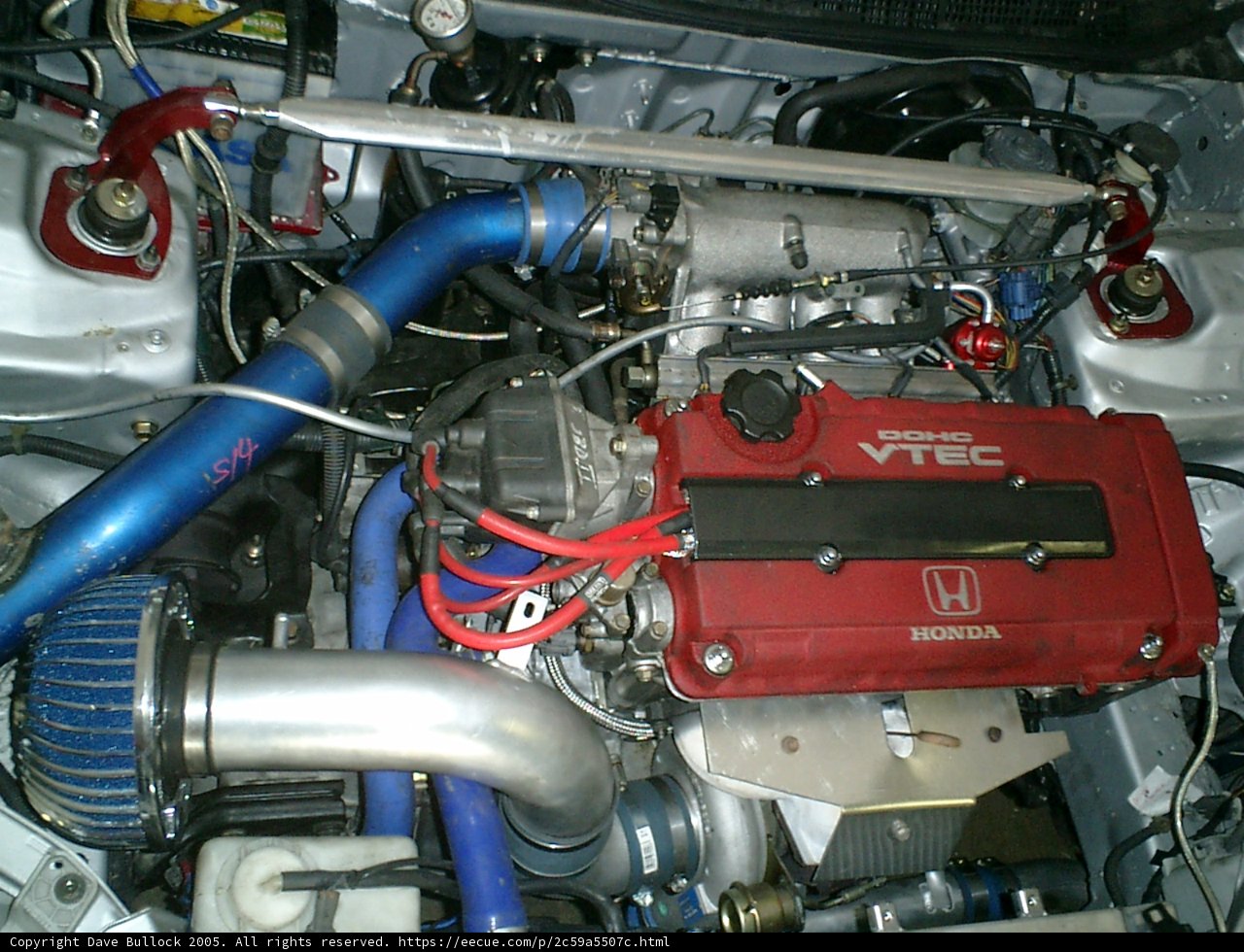 Under the Hood of a Honda Civic