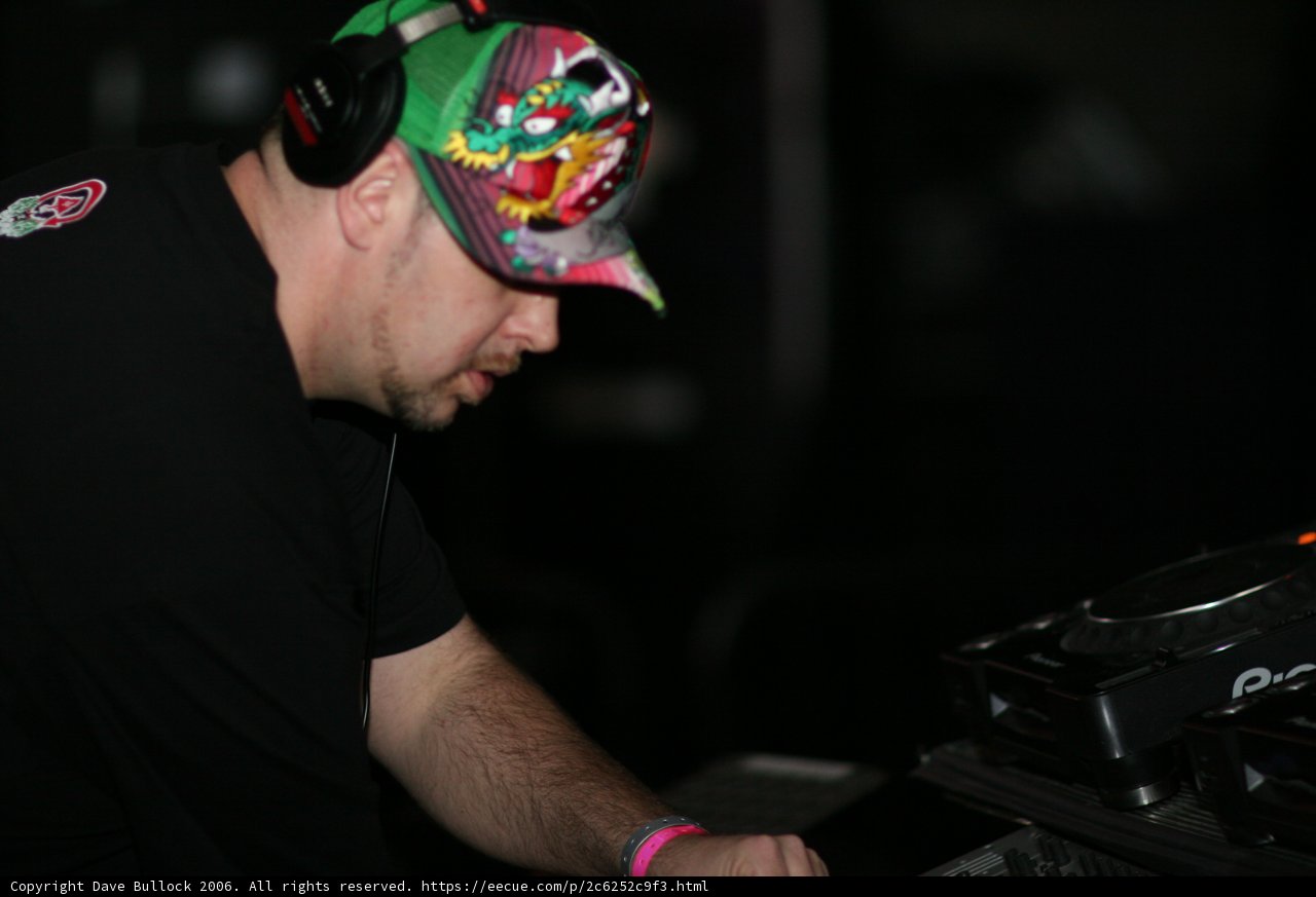 Funky Deejay in a Baseball Cap