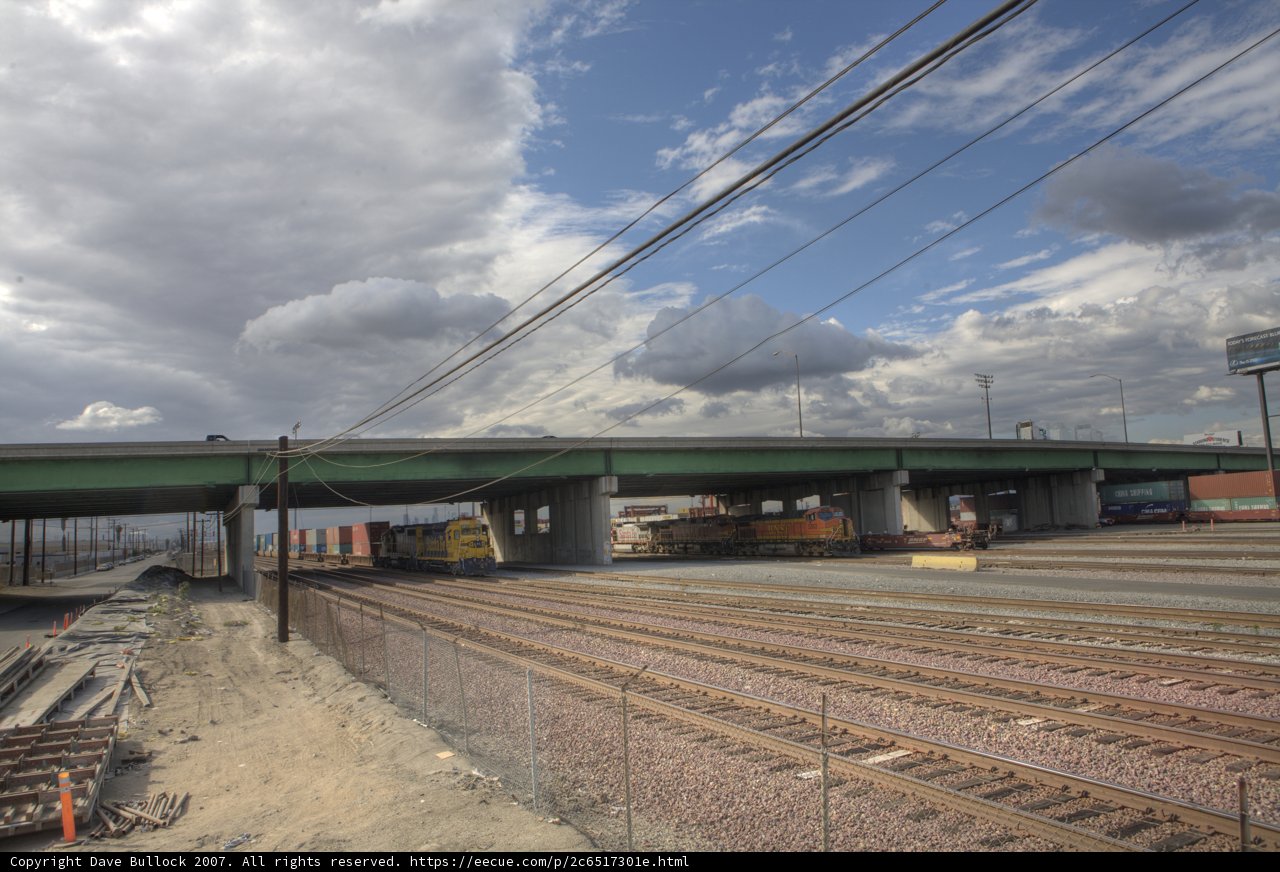 Trains Below the 710