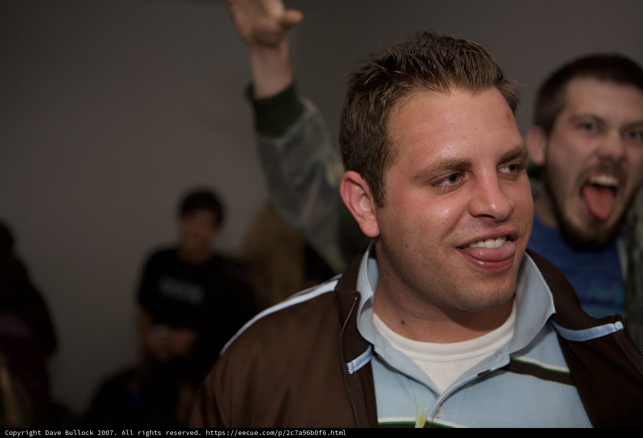 Brown Shirted Man Dancing to Dubstep