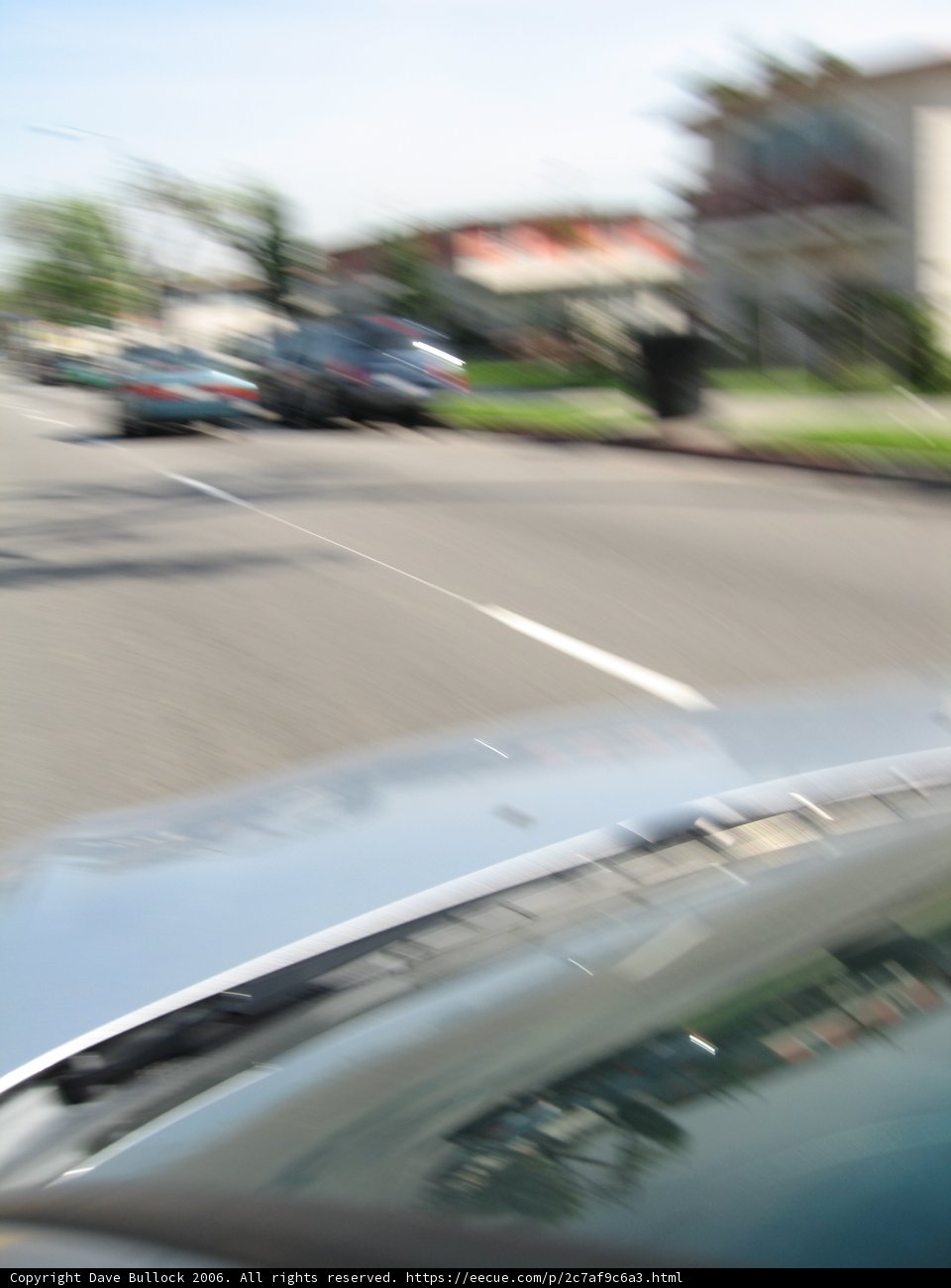 Blurry Drive Through an Intersection