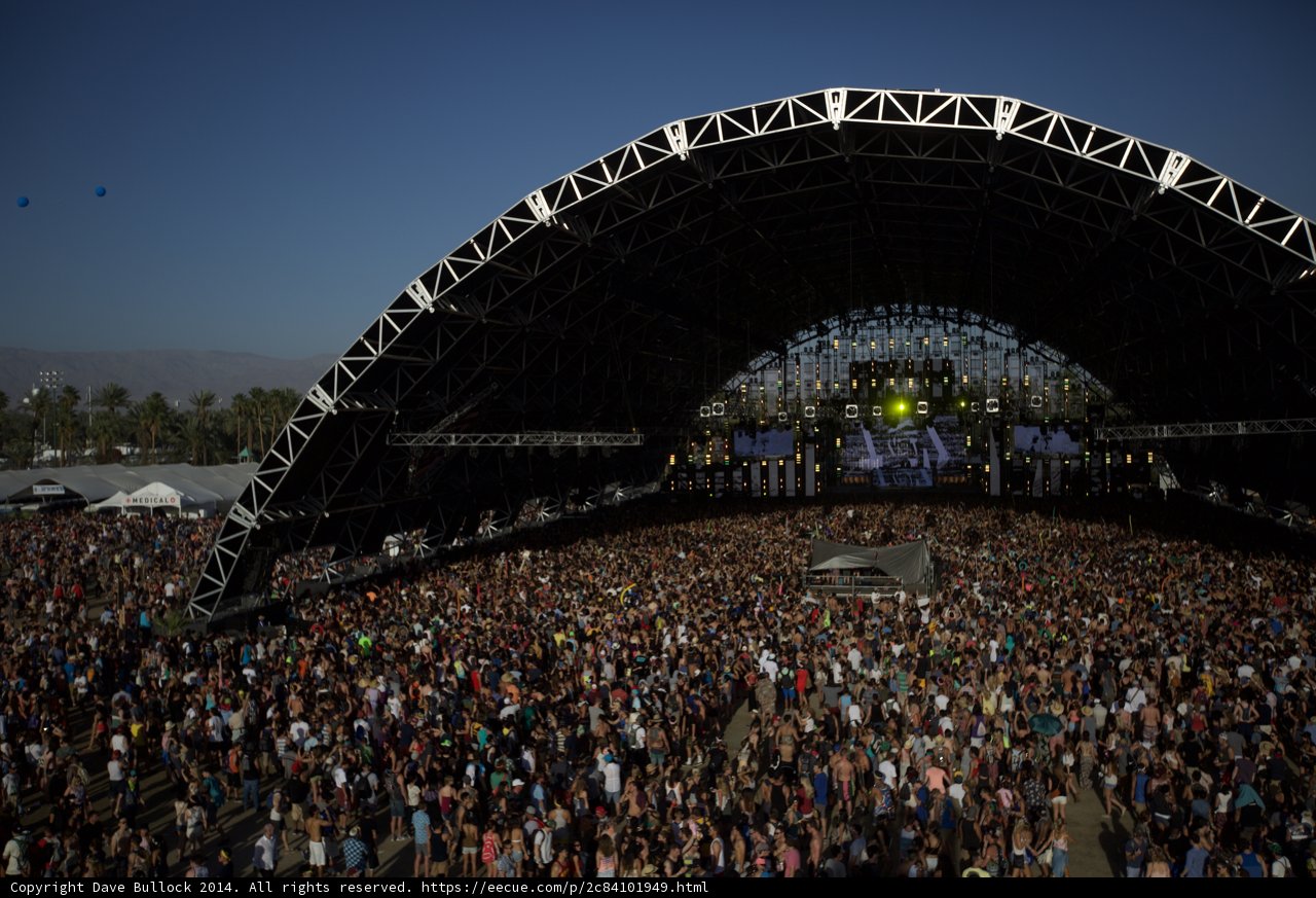 Coachella Concert Crowd