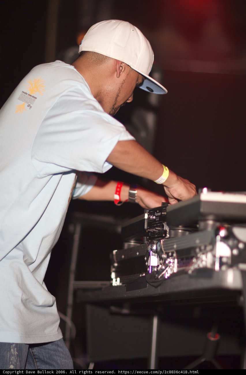 The DJ in White Hat