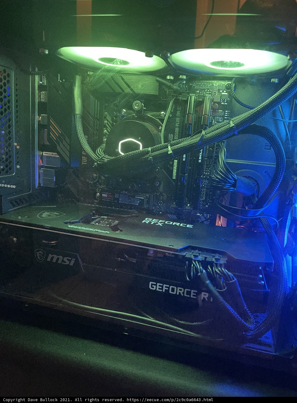 Blue-Lit PC Case