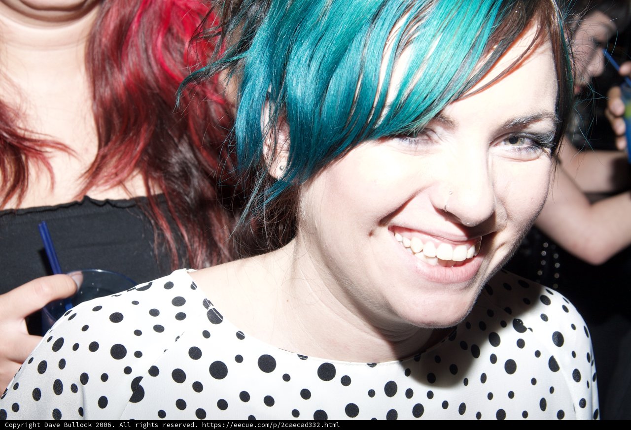 Blue-haired Beauty