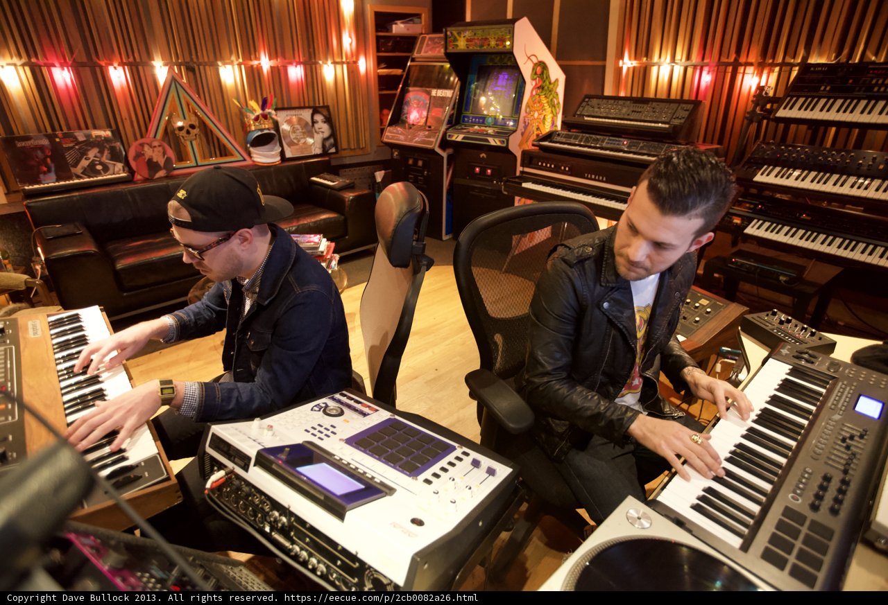 Musical Duo in the Studio