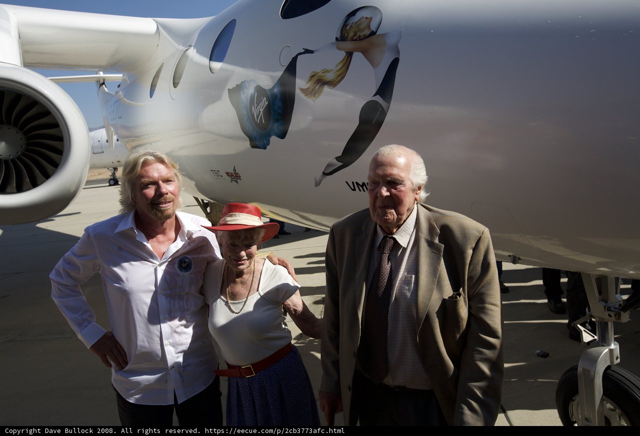 Richard Branson Takes Flight on White Knight Two