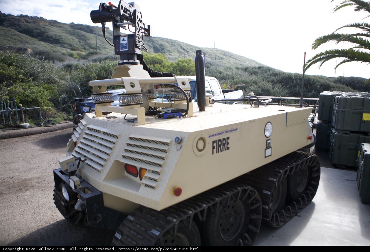 Armored Tank on City Street