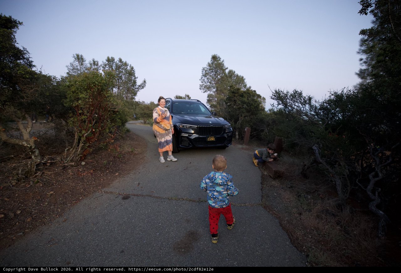 Family Evening Stroll at Mount Diablo Campground