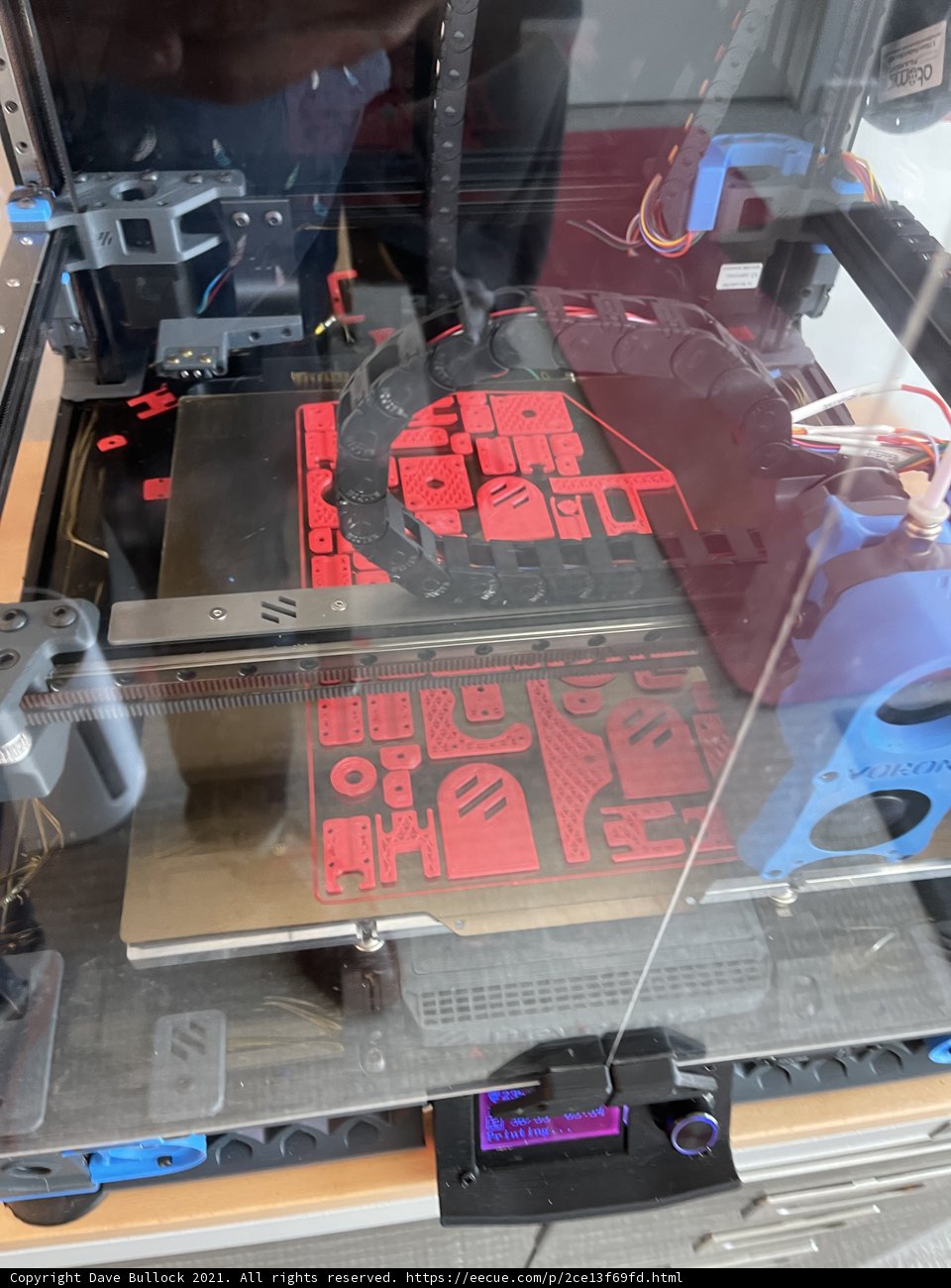 Red and Black 3D Printer in San Francisco